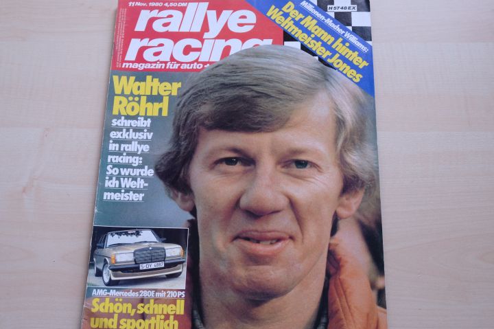 Deckblatt Rallye Racing (11/1980)